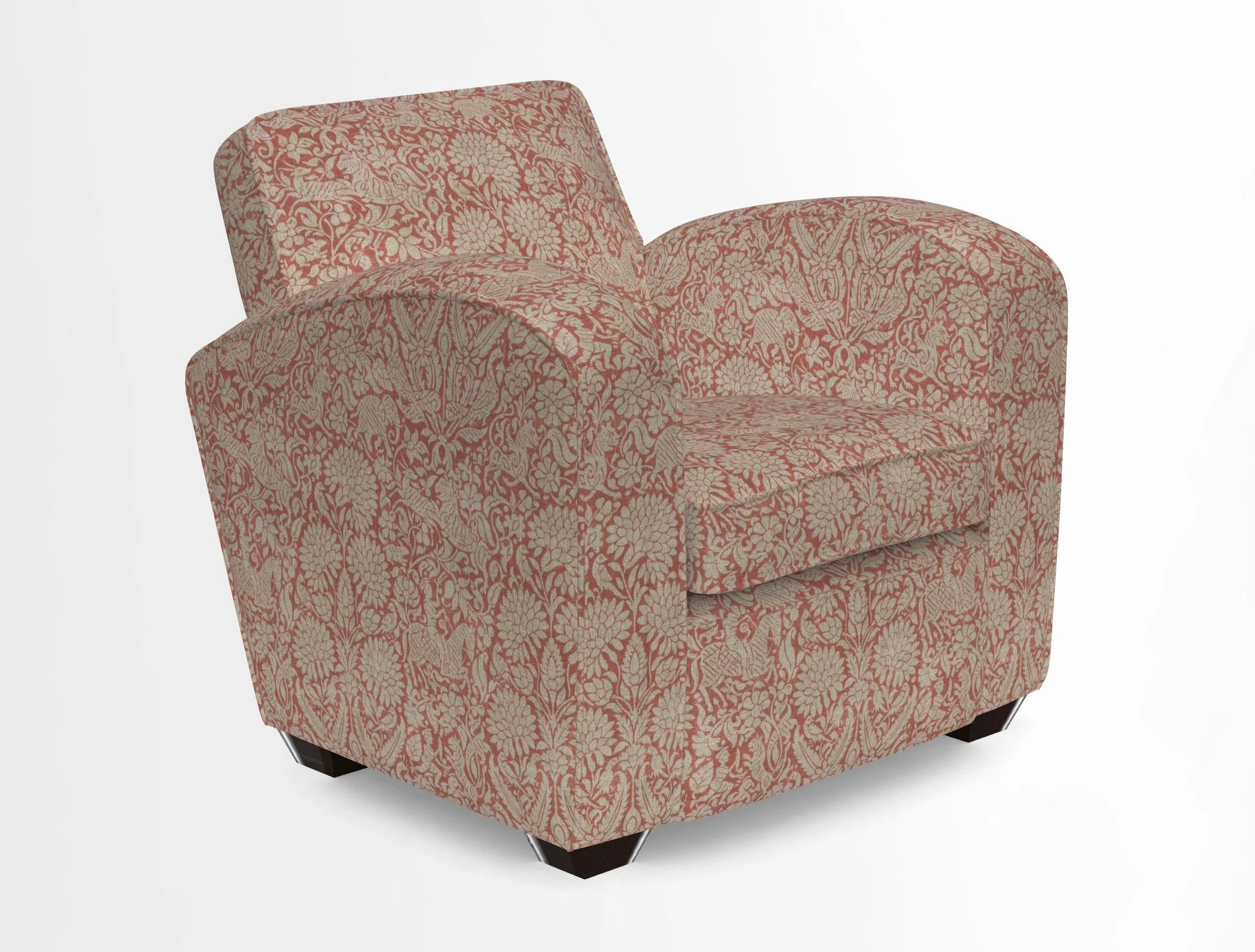 Montmartre Chair in V&A Brompton Collection Ikat Morning Blue