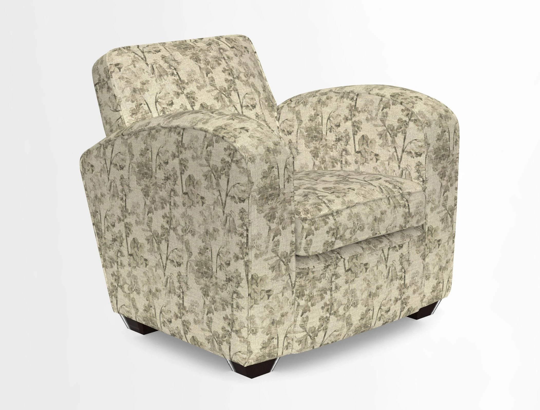 Montmartre Chair in V&A Brompton Collection Ikat Morning Blue