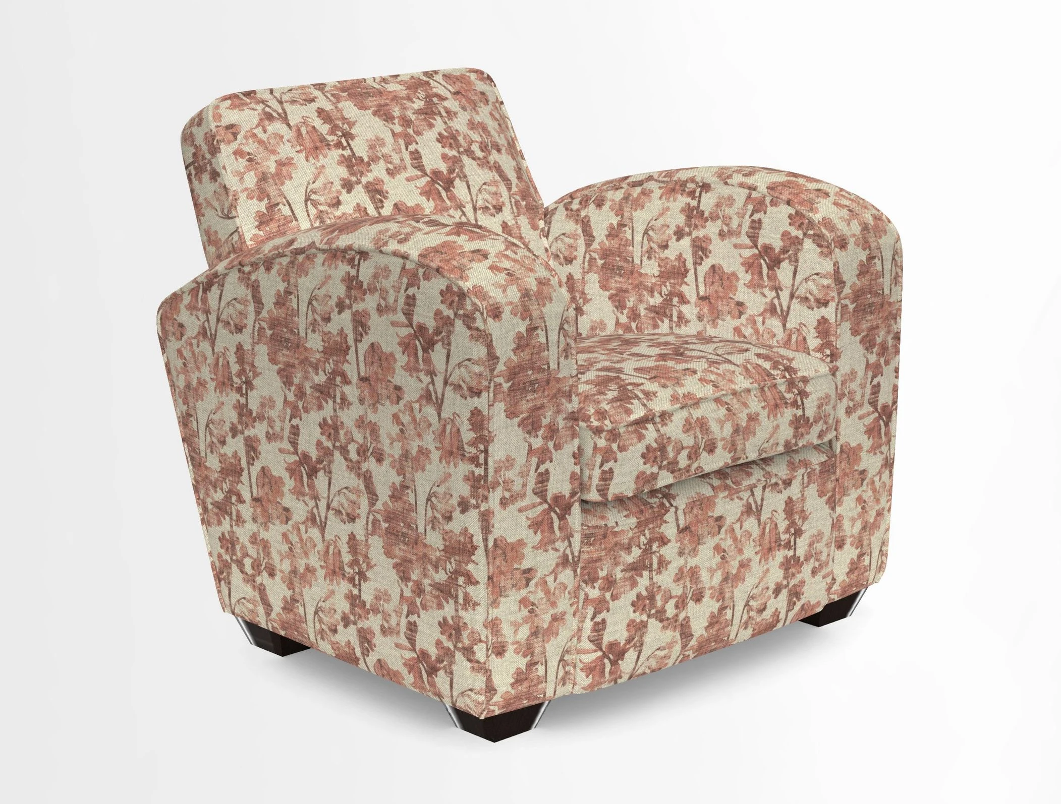 Montmartre Chair in V&A Brompton Collection Ikat Morning Blue