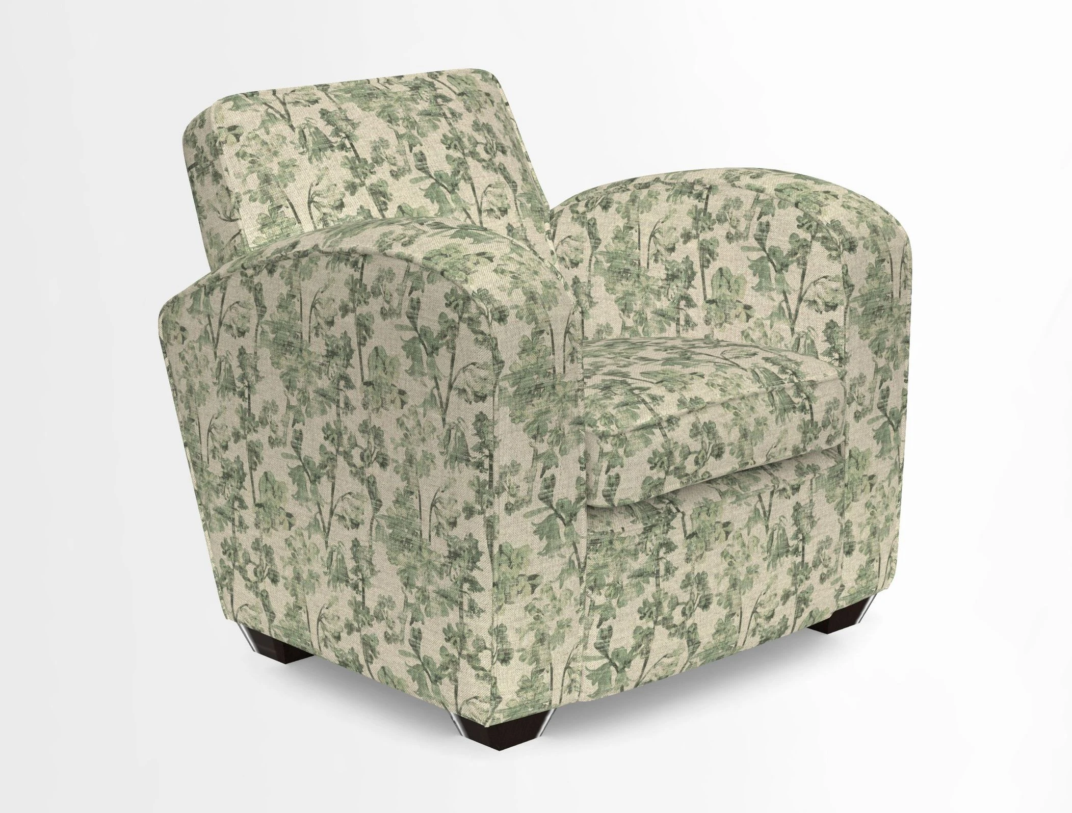 Montmartre Chair in V&A Brompton Collection Ikat Morning Blue