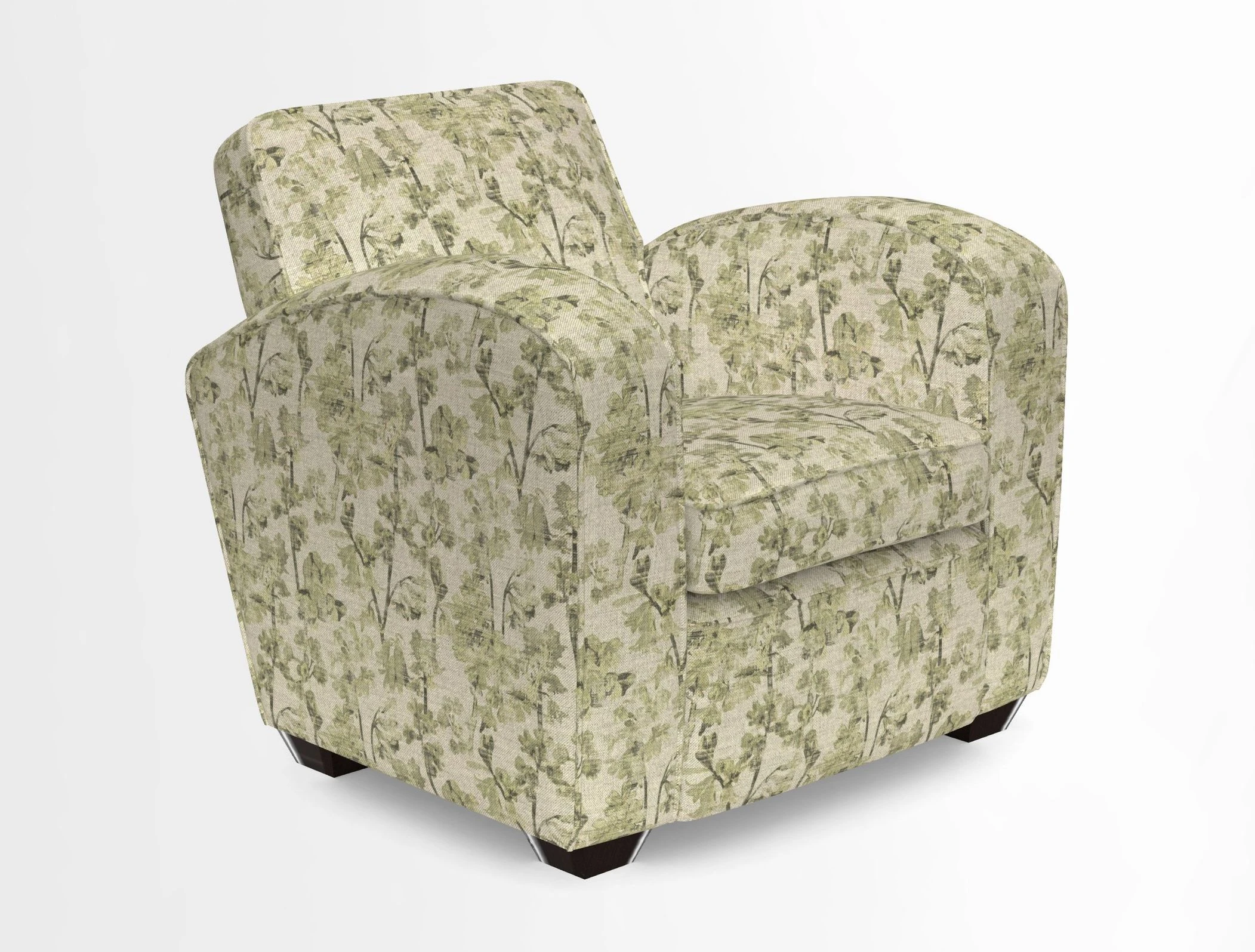 Montmartre Chair in V&A Brompton Collection Ikat Morning Blue