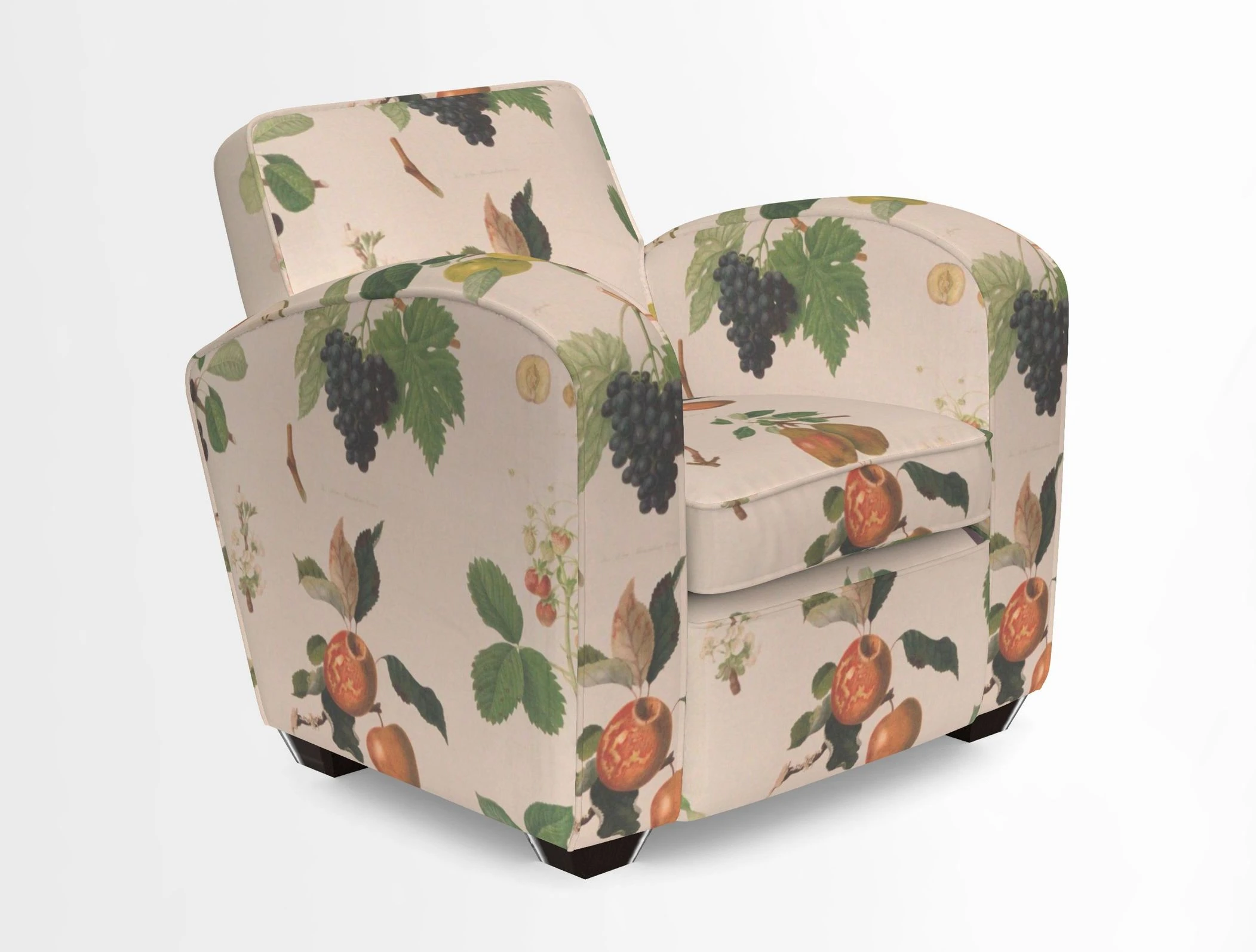 Montmartre Chair in V&A Brompton Collection Ikat Morning Blue