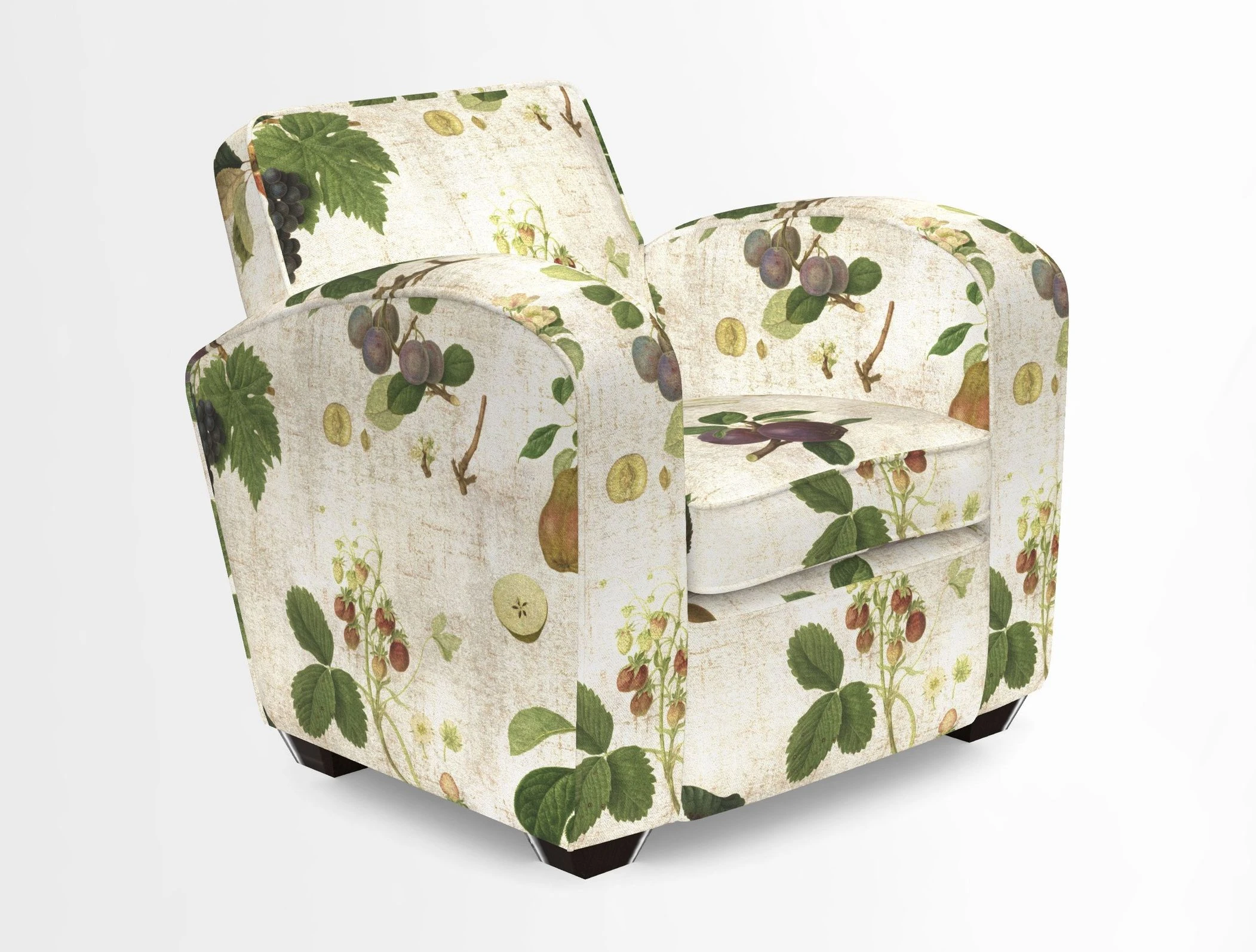 Montmartre Chair in V&A Brompton Collection Ikat Morning Blue