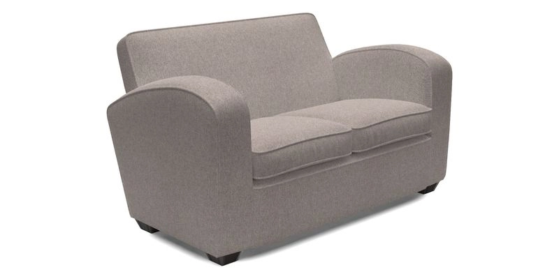 Montmartre 2 Seater Sofa in Two Tone Plain Biscuit