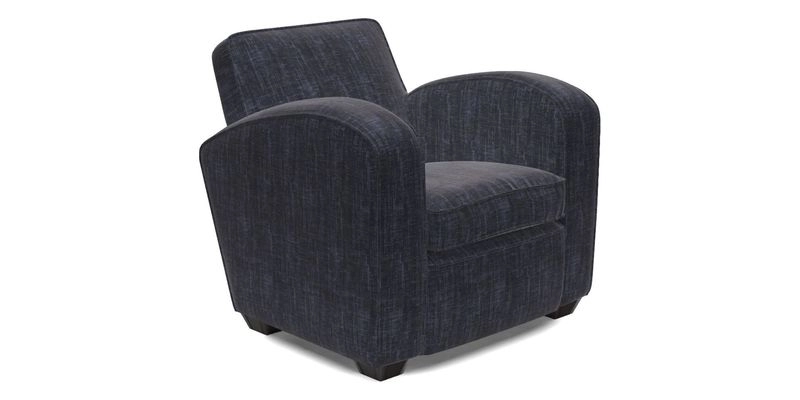 Montmartre Chair in V&A Brompton Collection Ikat Morning Blue