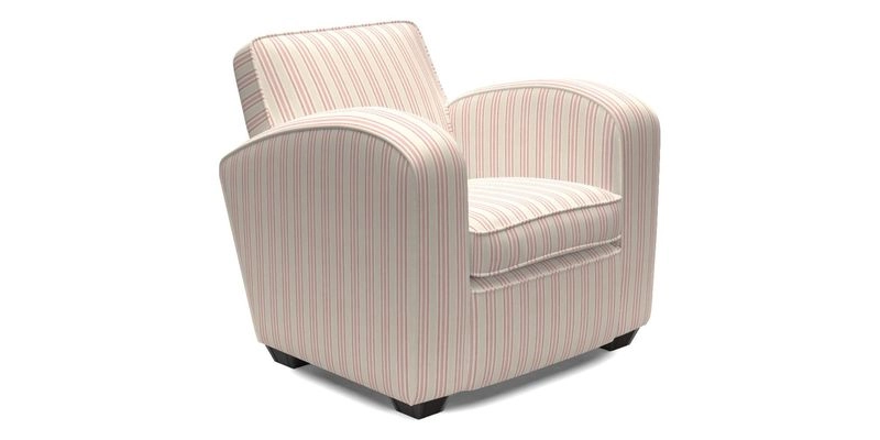 Montmartre Chair in V&A Brompton Collection Ikat Morning Blue