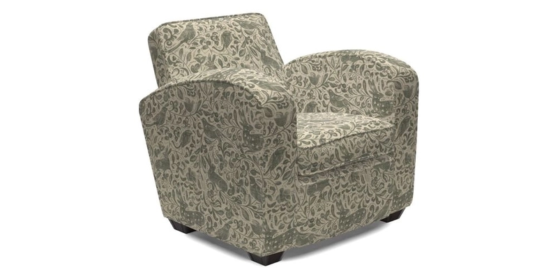 Montmartre Chair in V&A Brompton Collection Ikat Morning Blue