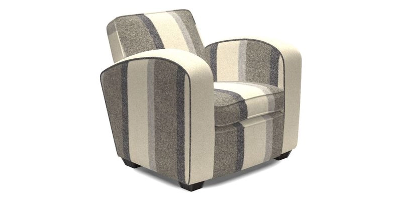 Montmartre Chair in V&A Brompton Collection Ikat Morning Blue