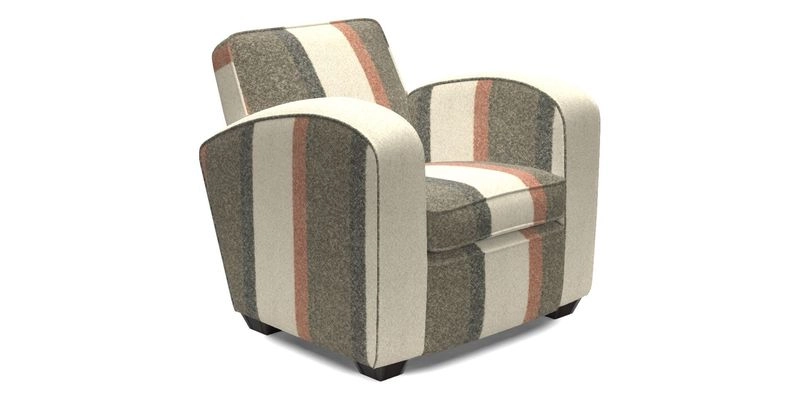 Montmartre Chair in V&A Brompton Collection Ikat Morning Blue