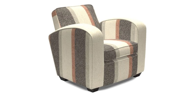 Montmartre Chair in V&A Brompton Collection Ikat Morning Blue