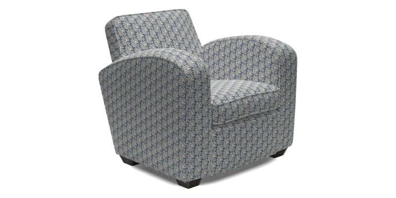 Montmartre Chair in V&A Brompton Collection Ikat Morning Blue