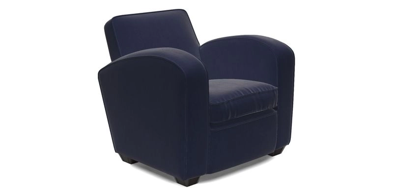 Montmartre Chair in V&A Brompton Collection Ikat Morning Blue