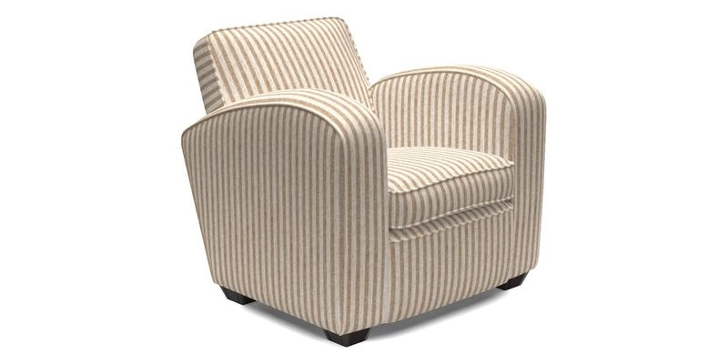 Montmartre Chair in V&A Brompton Collection Ikat Morning Blue