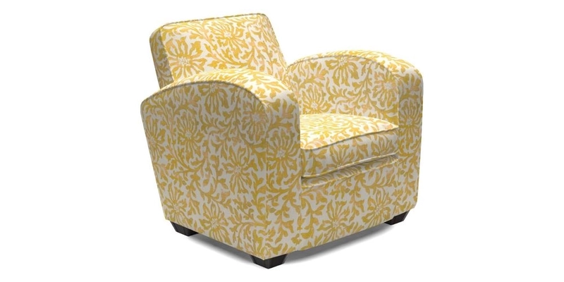 Montmartre Chair in V&A Brompton Collection Ikat Morning Blue