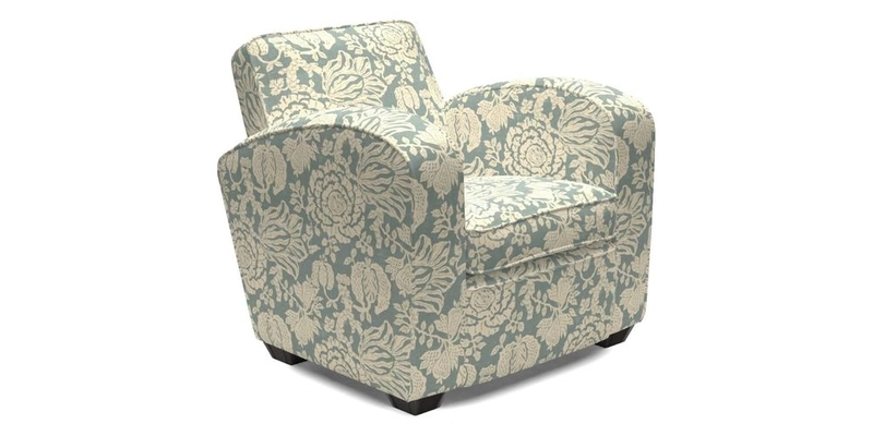 Montmartre Chair in V&A Brompton Collection Ikat Morning Blue