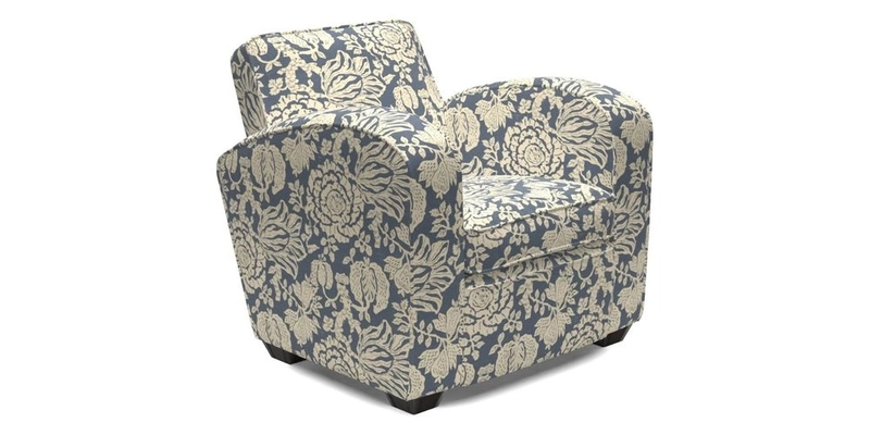 Montmartre Chair in V&A Brompton Collection Ikat Morning Blue