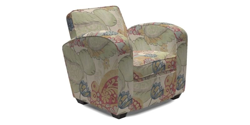 Montmartre Chair in V&A Brompton Collection Ikat Morning Blue
