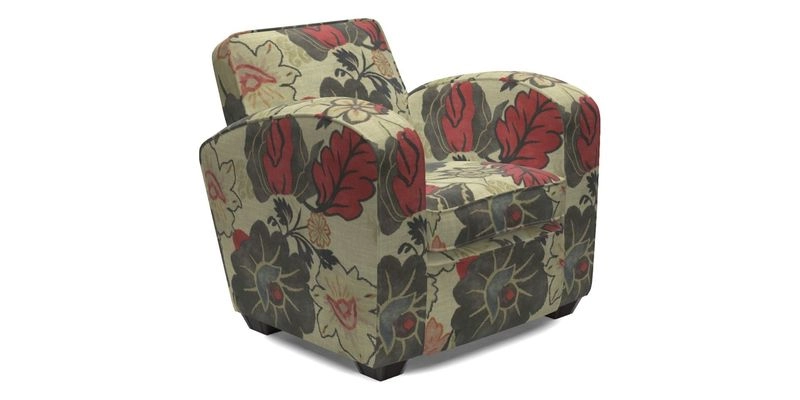 Montmartre Chair in V&A Brompton Collection Ikat Morning Blue