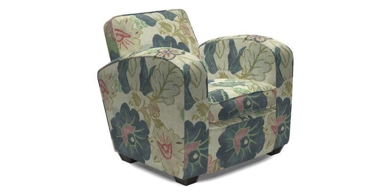 Montmartre Chair in V&A Brompton Collection Ikat Morning Blue