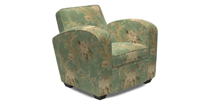 Montmartre Chair in V&A Brompton Collection Ikat Morning Blue