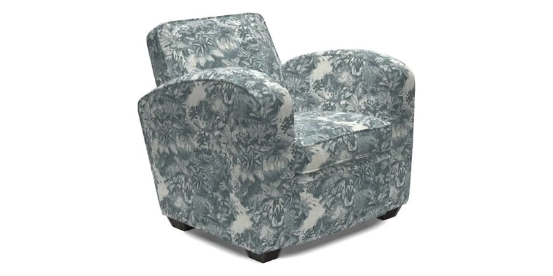 Montmartre Chair in V&A Brompton Collection Ikat Morning Blue