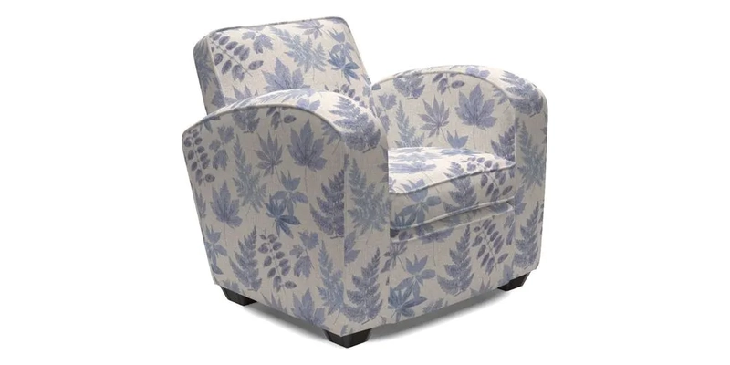 Montmartre Chair in V&A Brompton Collection Ikat Morning Blue