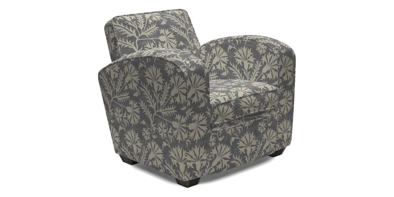 Montmartre Chair in V&A Brompton Collection Ikat Morning Blue