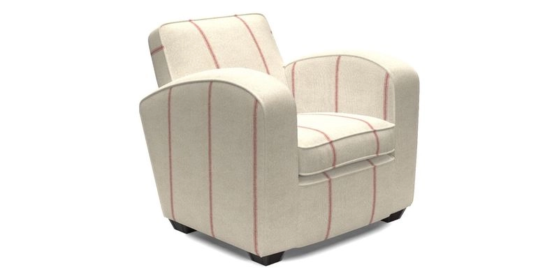 Montmartre Chair in V&A Brompton Collection Ikat Morning Blue