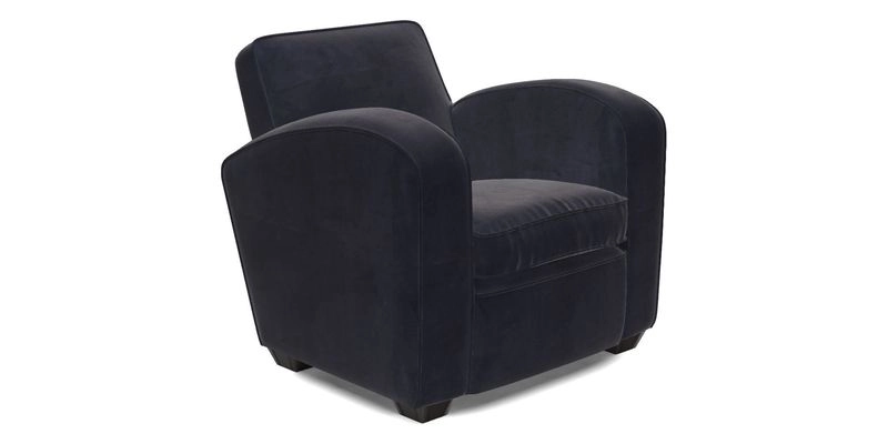 Montmartre Chair in V&A Brompton Collection Ikat Morning Blue