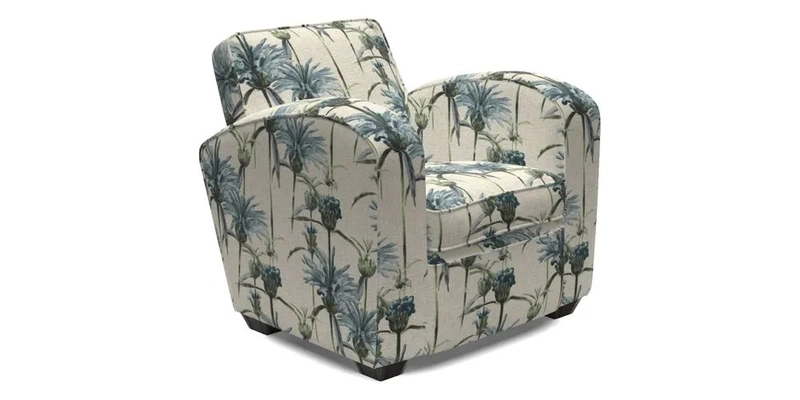 Montmartre Chair in V&A Brompton Collection Ikat Morning Blue