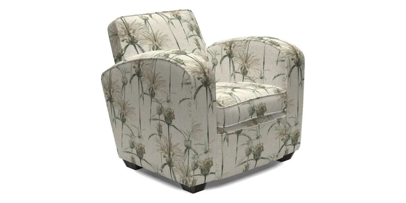 Montmartre Chair in V&A Brompton Collection Ikat Morning Blue