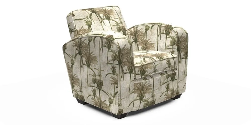 Montmartre Chair in V&A Brompton Collection Ikat Morning Blue