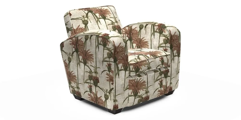 Montmartre Chair in V&A Brompton Collection Ikat Morning Blue