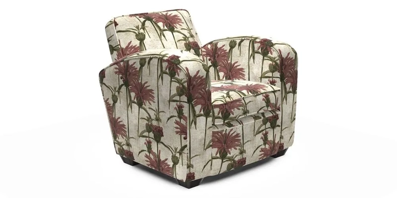 Montmartre Chair in V&A Brompton Collection Ikat Morning Blue