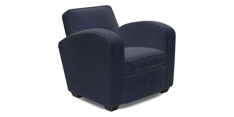 Montmartre Chair in V&A Brompton Collection Ikat Morning Blue