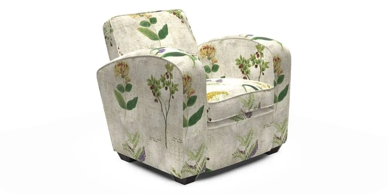 Montmartre Chair in V&A Brompton Collection Ikat Morning Blue