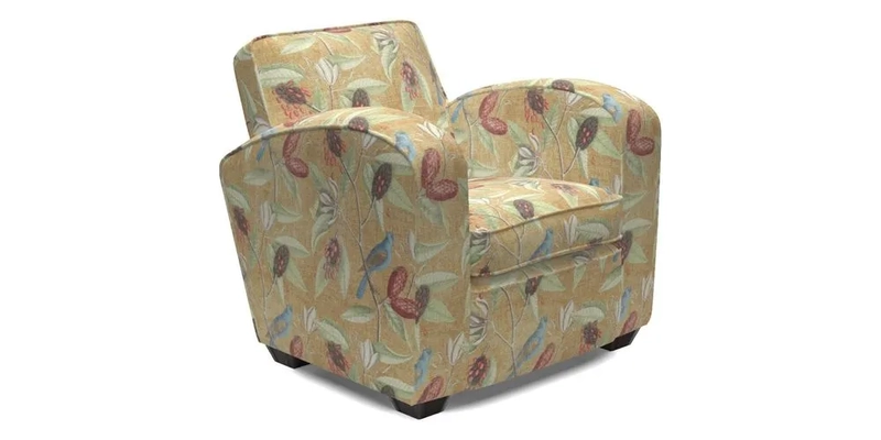 Montmartre Chair in V&A Brompton Collection Ikat Morning Blue