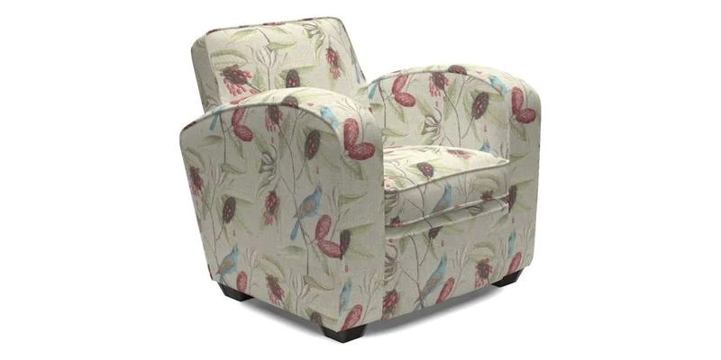 Montmartre Chair in V&A Brompton Collection Ikat Morning Blue