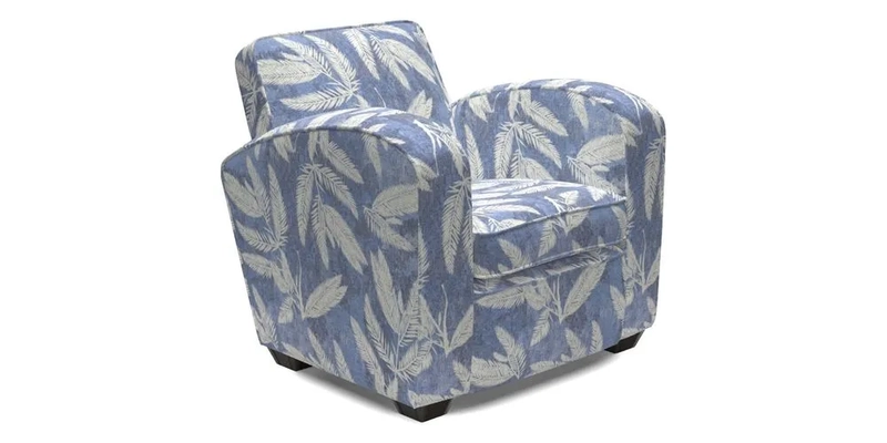 Montmartre Chair in V&A Brompton Collection Ikat Morning Blue