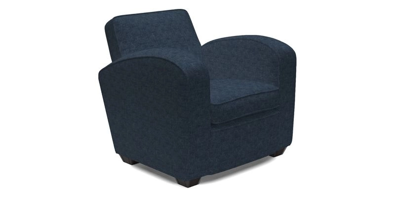 Montmartre Chair in V&A Brompton Collection Ikat Morning Blue