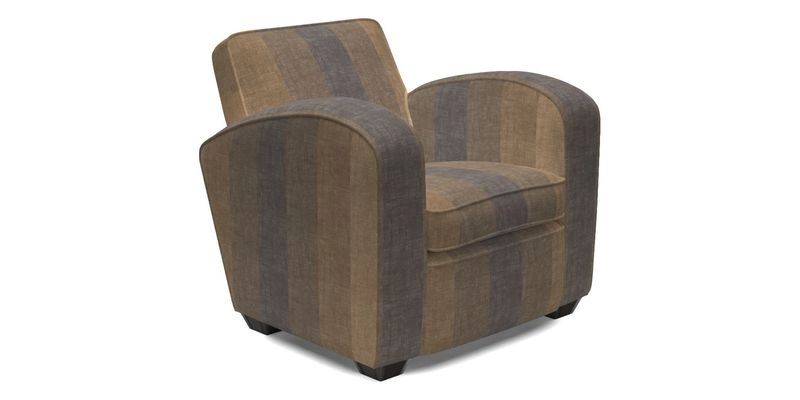 Montmartre Chair in V&A Brompton Collection Ikat Morning Blue