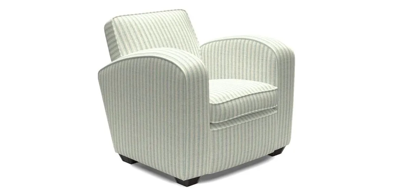 Montmartre Chair in V&A Brompton Collection Ikat Morning Blue