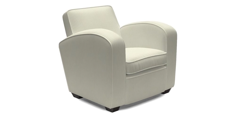 Montmartre Chair in V&A Brompton Collection Ikat Morning Blue