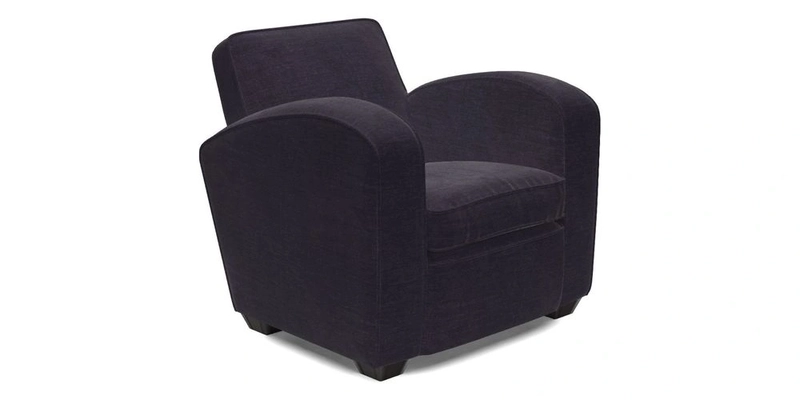 Montmartre Chair in V&A Brompton Collection Ikat Morning Blue