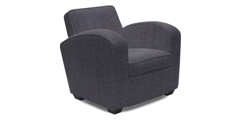 Montmartre Chair in V&A Brompton Collection Ikat Morning Blue