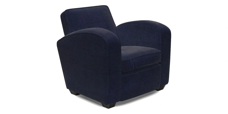 Montmartre Chair in V&A Brompton Collection Ikat Morning Blue