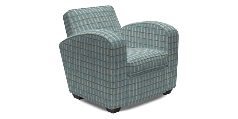 Montmartre Chair in V&A Brompton Collection Ikat Morning Blue