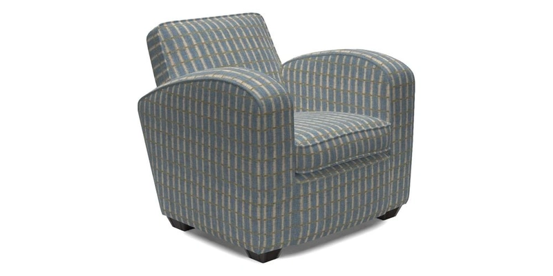 Montmartre Chair in V&A Brompton Collection Ikat Morning Blue