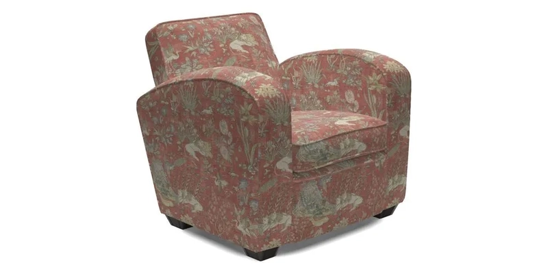 Montmartre Chair in V&A Brompton Collection Ikat Morning Blue