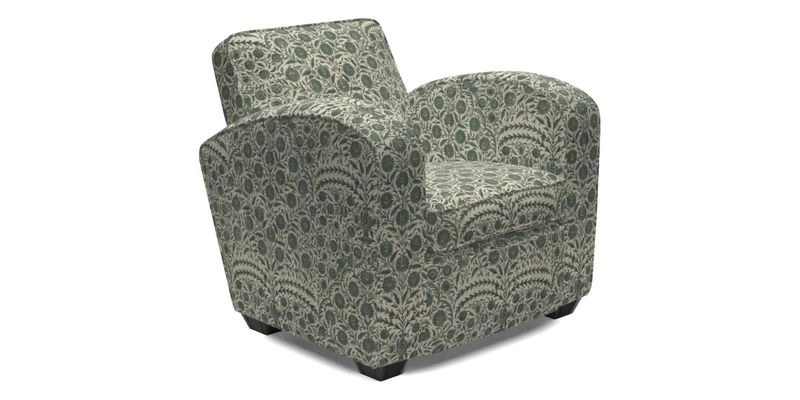 Montmartre Chair in V&A Brompton Collection Ikat Morning Blue